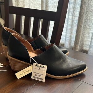 Cynthia Rowley Black Leather Ankle Boot